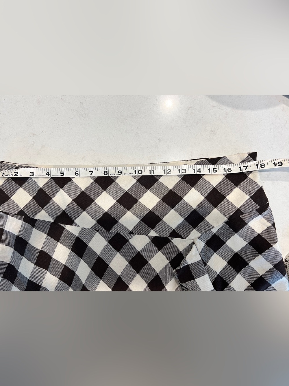 Vintage Petite Y2K Gingham pattern Maxi skirt by Ralph Lauren - Picture 9 of 10